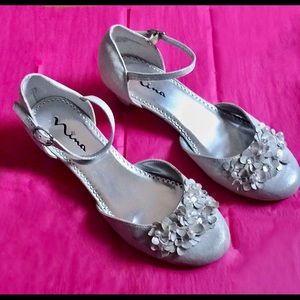Nina Silver Sparkle Shoes